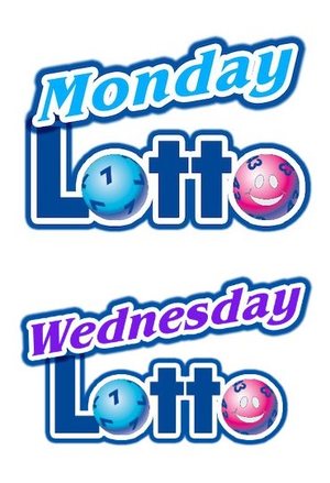 Australia Monday and Wednesday Lotto Logos