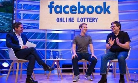 Facebook Online Lottery Fake Photo with Mark Zuckerburg