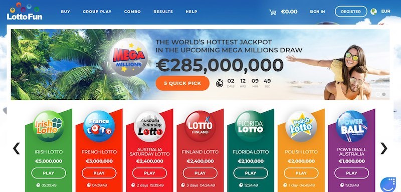 LottoFun Homepage