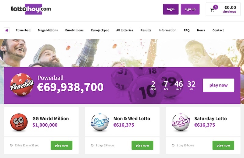 LottoHoy Homepage