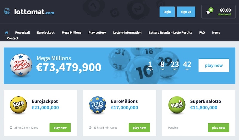 LottoMat Homepage