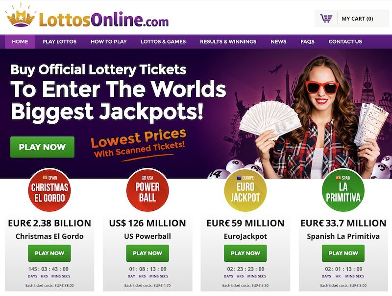 LottosOnline Homepage