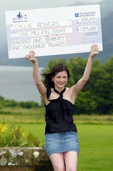 UK Lotto Winner Callie Rogers