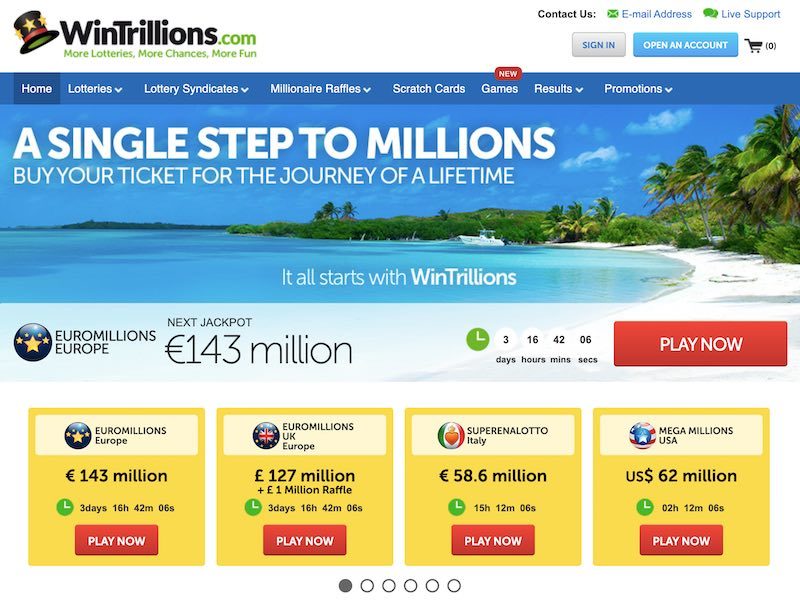 WinTrillions Homepage